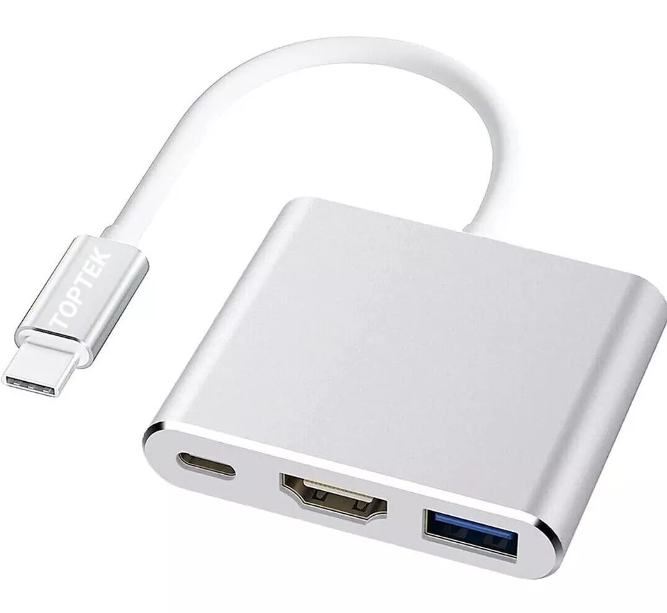 3-in-1 USB-C to HDMI Hub Adapter with USB 3.0 and 4K Support – Perfect for MacBook & Samsung Devices - Image 3