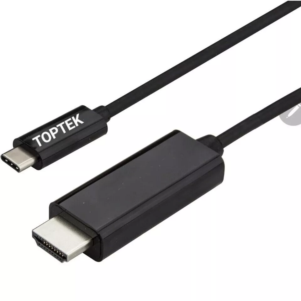 TOPTEK-USB-C-To-HDMI-2M-4K-Cable-TV