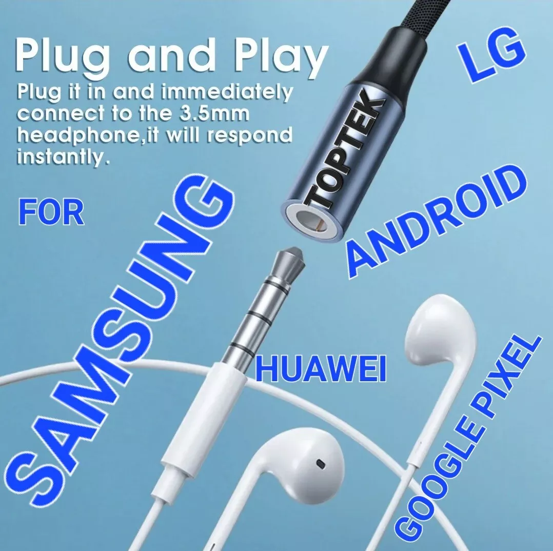 USB Type-C to 3.5mm Headphone Jack Audio Adapter for All Samsung Smartphones - Image 8